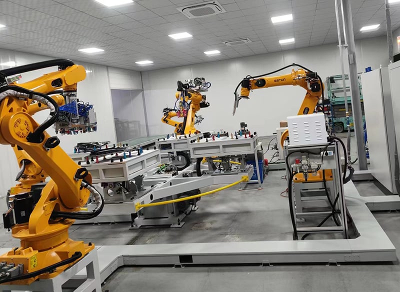 Linha automática de vedação (gasketing)