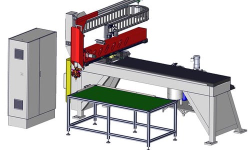 Máquina de aplicação de vedante de poliuretano