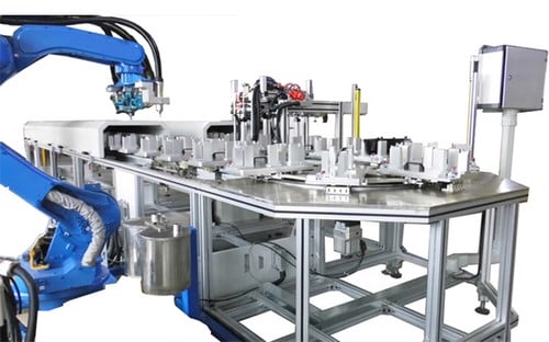 Linha automática de vedação (gasketing)