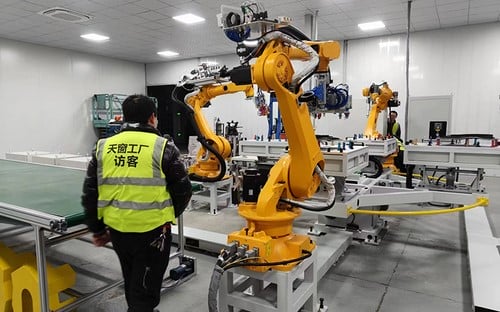 Linha automática de vedação (gasketing)