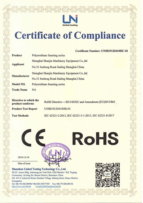  Relatório do teste ROHS 2023