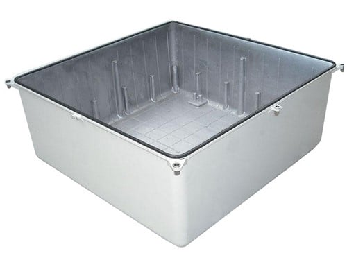 Vedação da tampa quadrada da luz